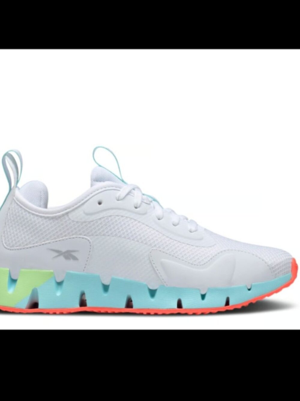Womens Size 7.5 - Reebok Zig Dynamica White Digital Glow